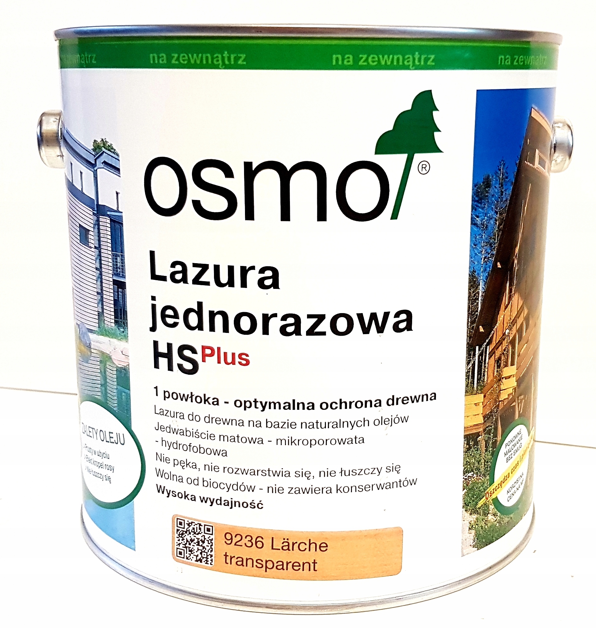 Osmo 9236 Lazura Jednorazowa HS 0,125l MODRZEW