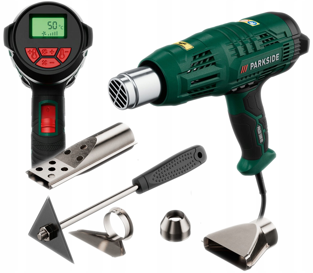 

Parkside Opalarka Phlgd 2000 W B2 z LCD +Akcesoria