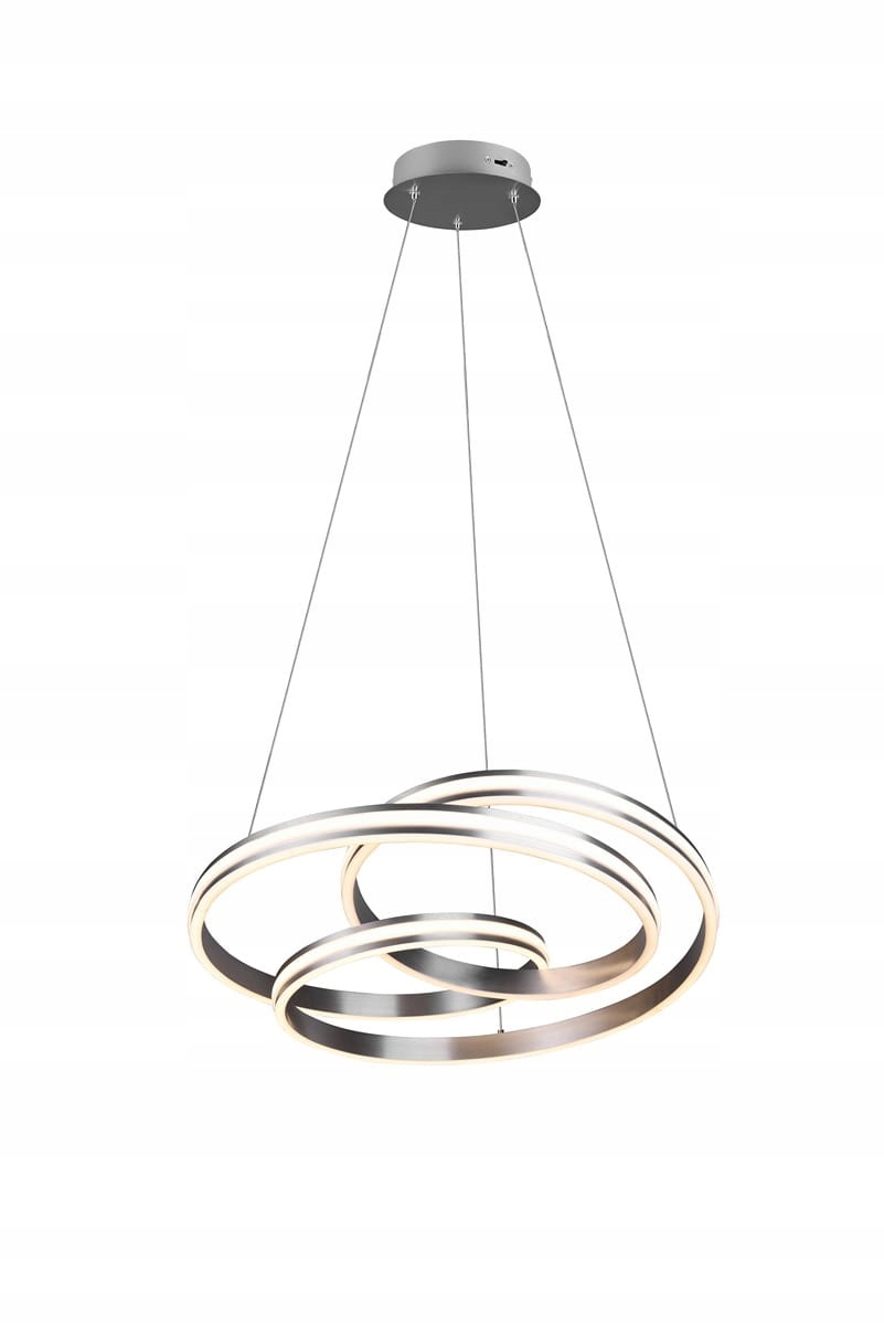 Moderní závěsné Led svítidlo stříbrné Trio