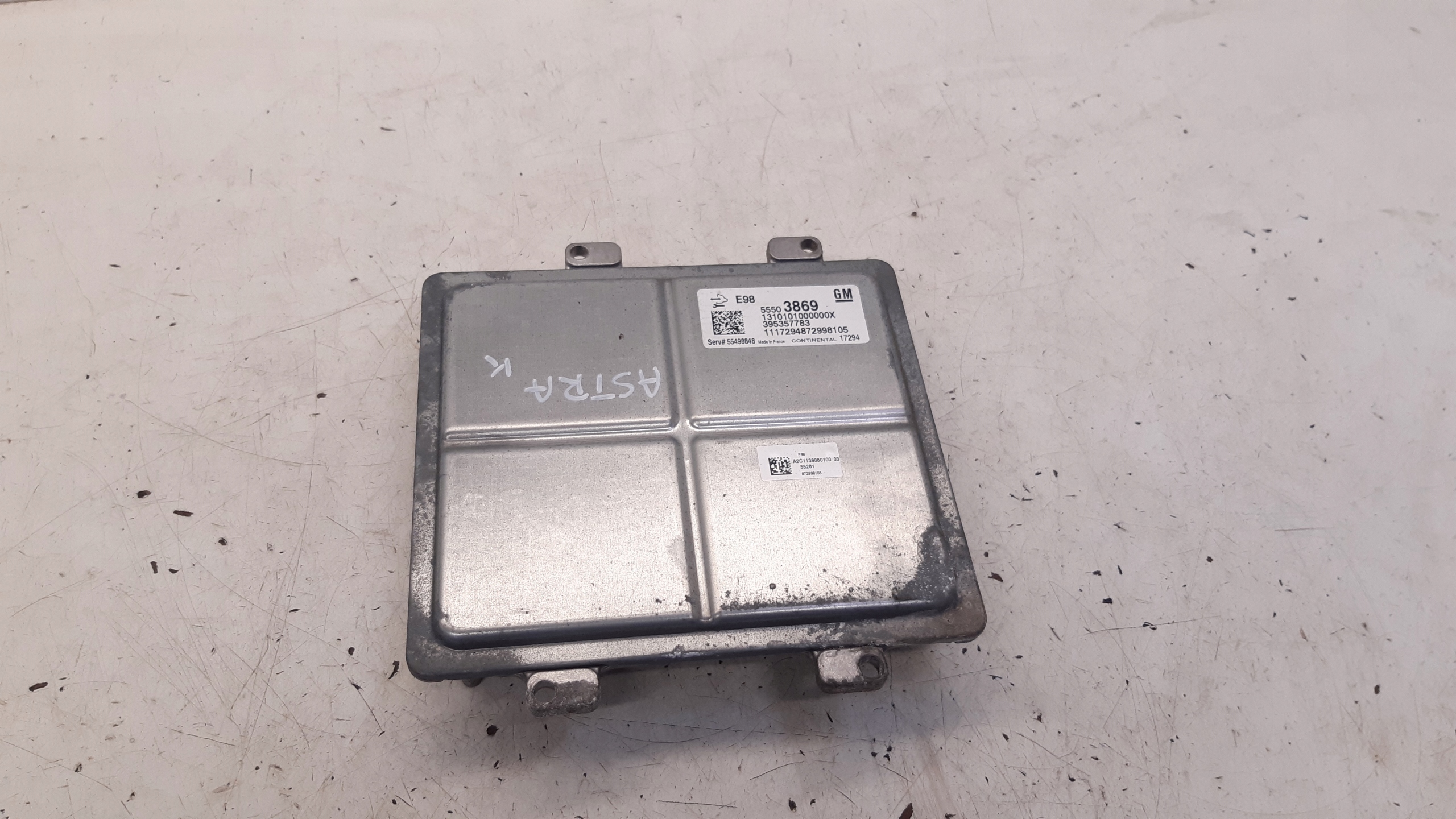 computer of the engine 55503869 Opel Astra K