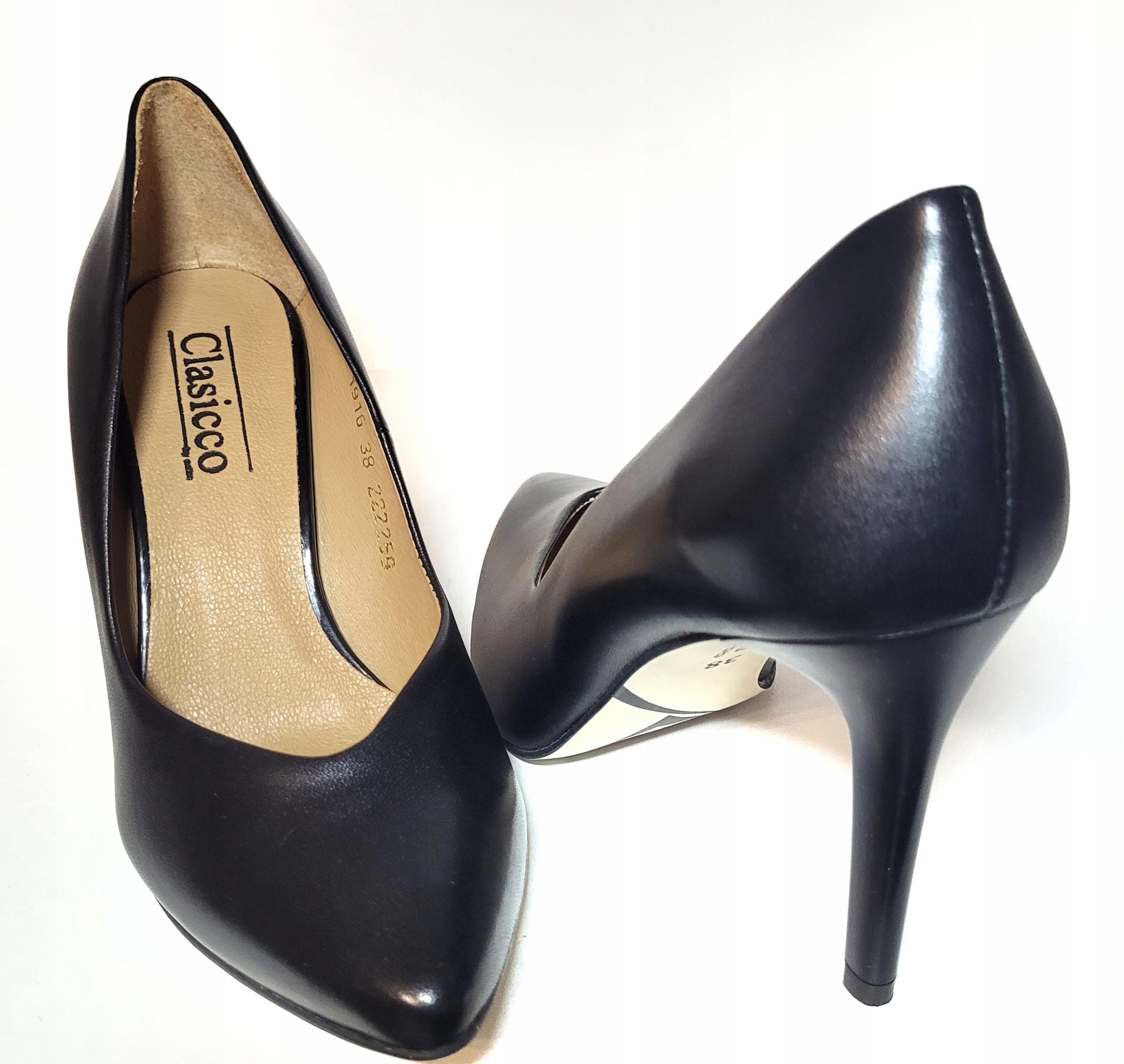 Clasicco 1916 lodičky černé kůže/lico vel. 37