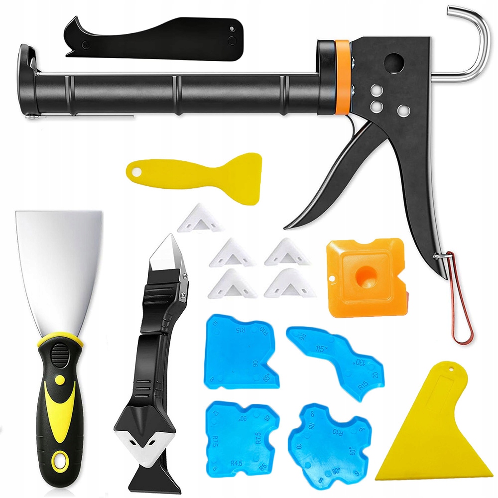 Sada pro utěsnění 16 dílů silikonové pistole nástroje