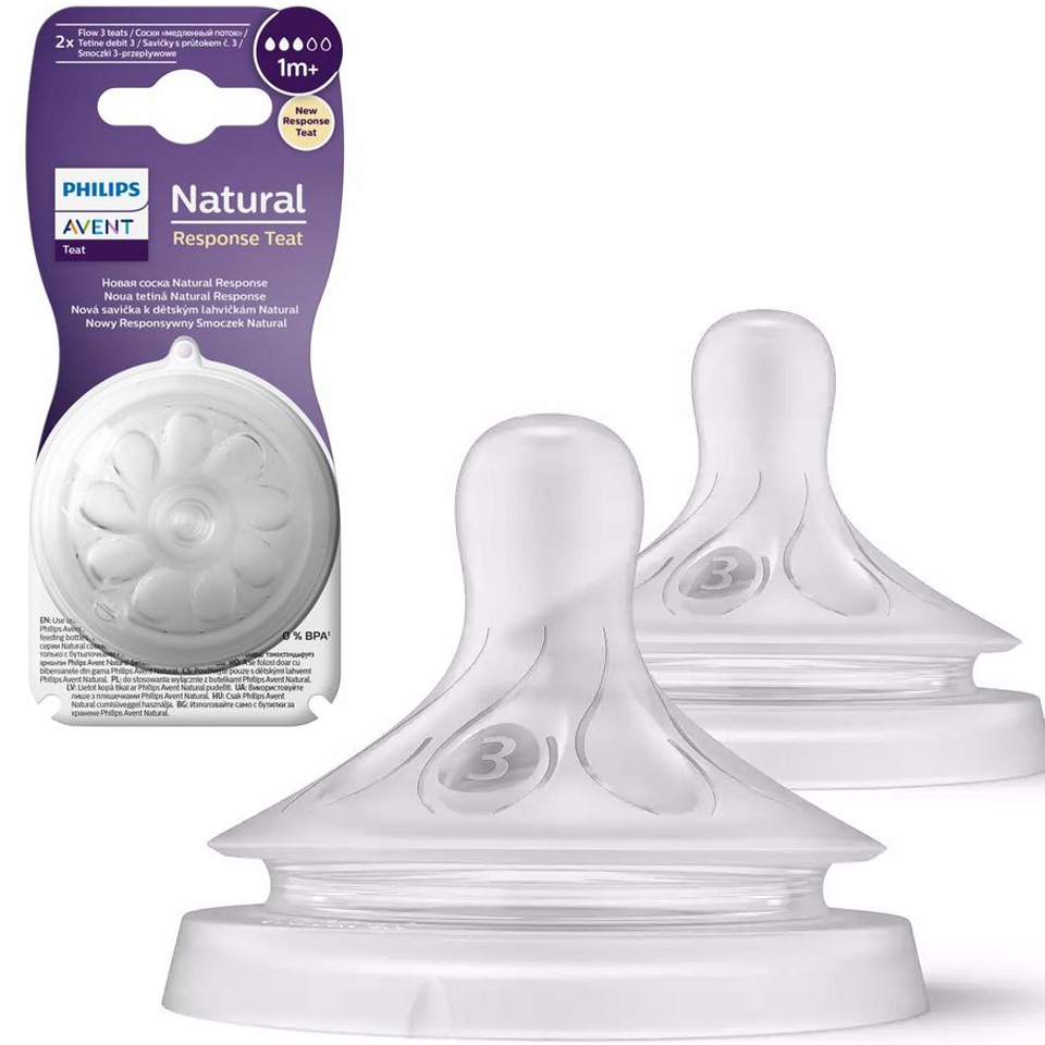 

Avent natural smoczek do butelki Response 1m+ nr3