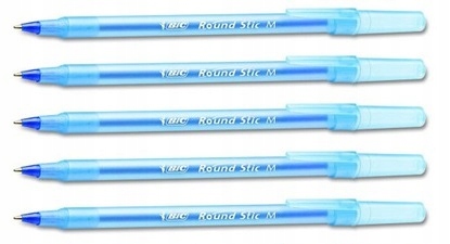

Zestaw Długopis Bic Round Stick 5 szt Niebieski