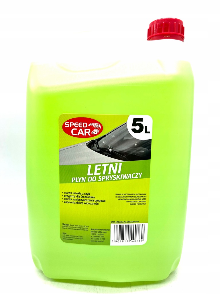 LETNI PŁYN DO SPRYSKIWACZY zielone jabłko 5L