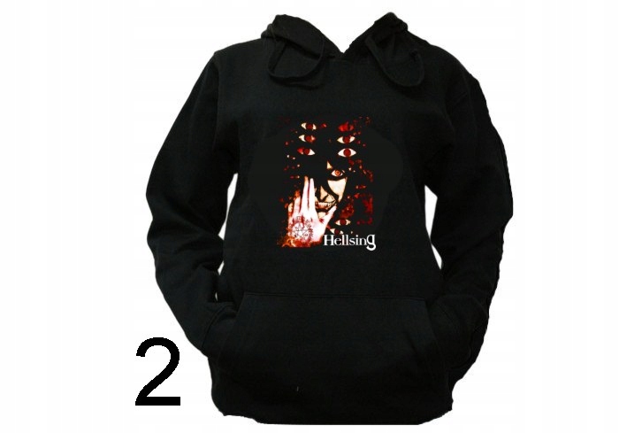 

Bluzy Kaptur Wzory Hellsing Hiran Anime Manga