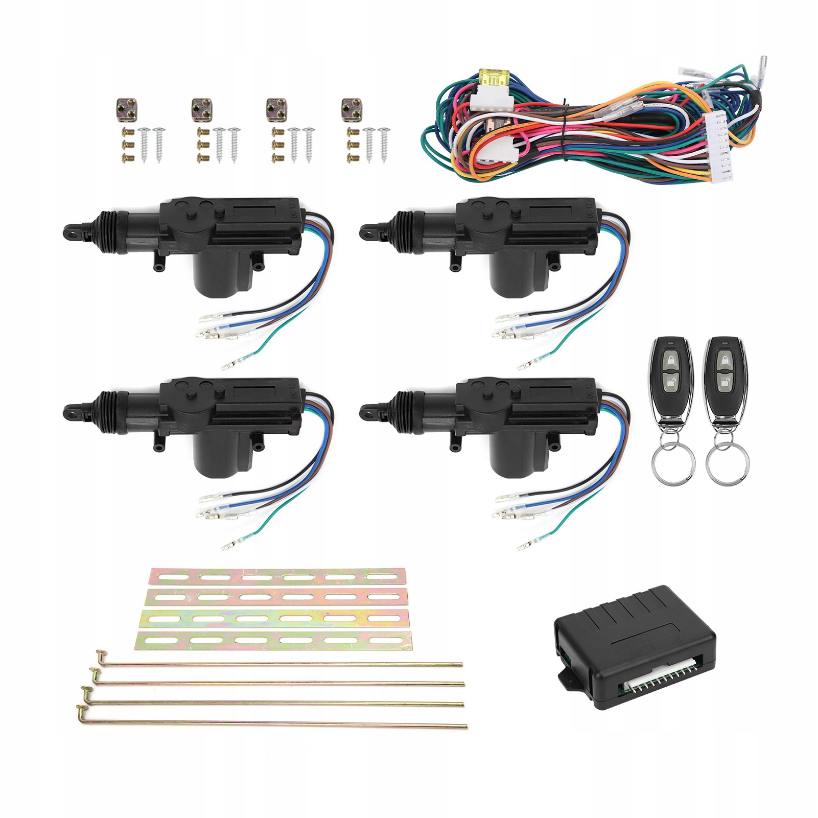 1610210031311 - УНИВЕРСАЛЬНЫЙ ЦЕНТРАЛЬНЫЙ ЗАМОК ДЛЯ 4 ДВЕРЕЙ + 2 ПУЛЬТА ДИСТАНЦИОННОГО УПРАВЛЕНИЯ