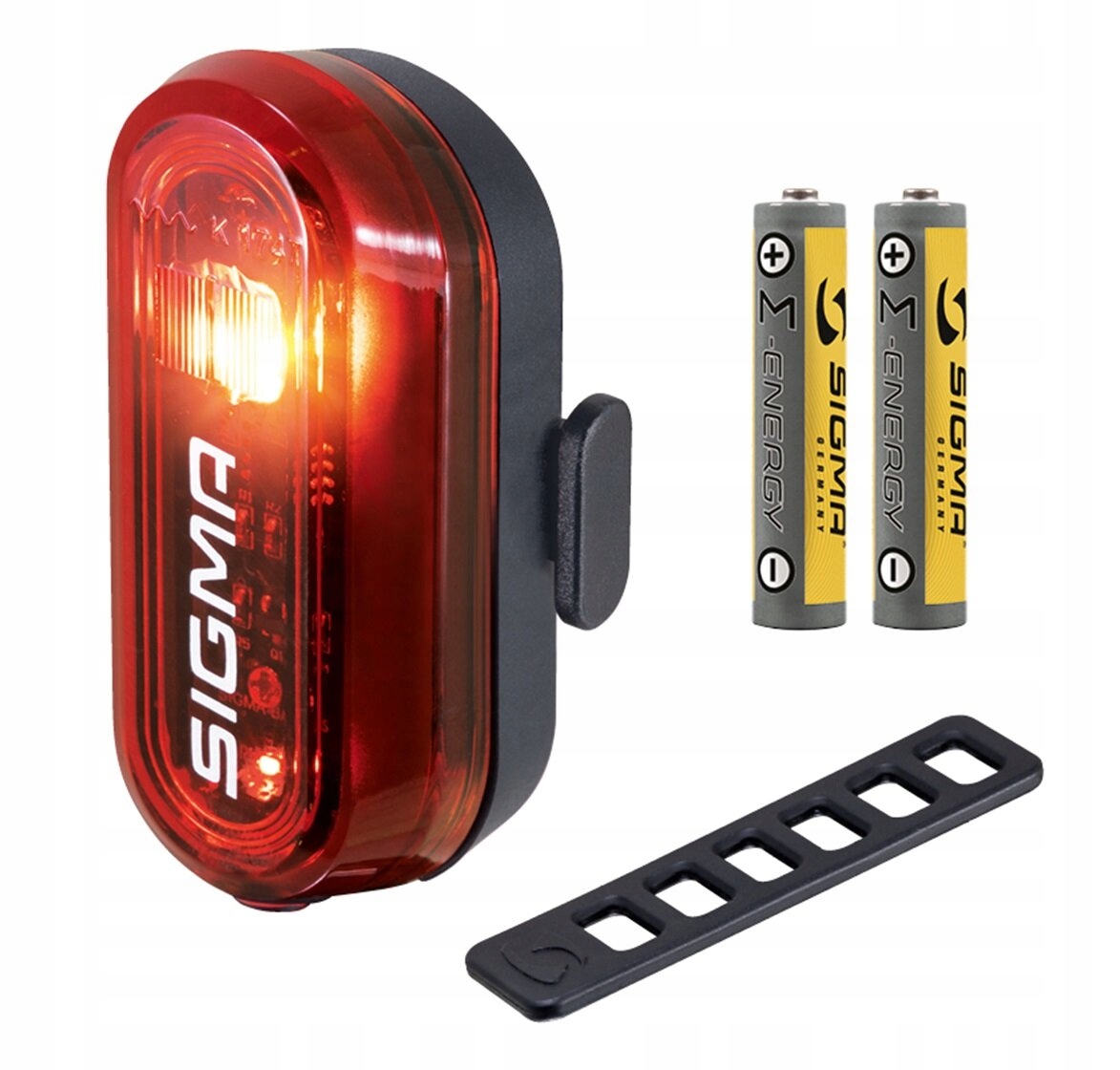Zadní světlo na kolo Sigma Curve Zadní Led 1 režim, baterie