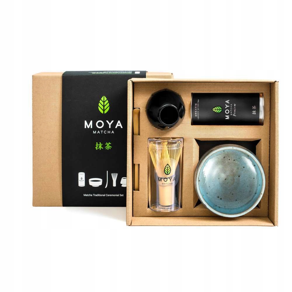 Luxusní sada Moya Matcha na ceremoniální přípravu Matcha a šálek Mizu