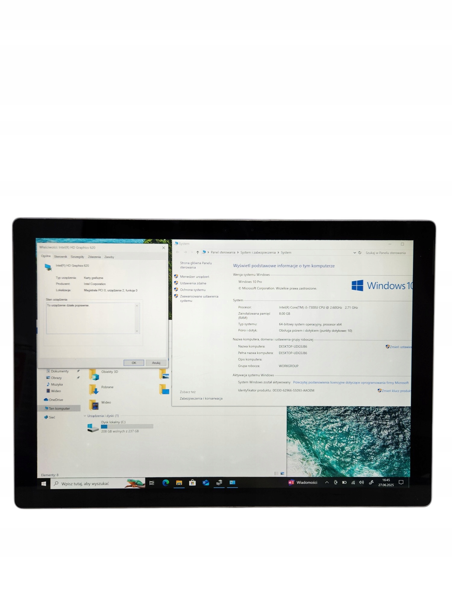 Laptop Microsoft Surface Pro 5 Gen LTE 12,3 