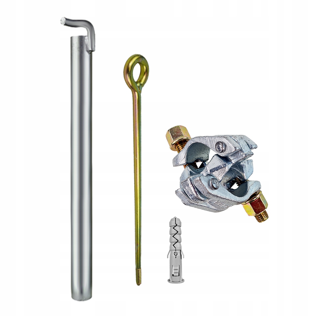 Kotwa 60cm + śruba 400mm + złącze krzyżowe + dybel