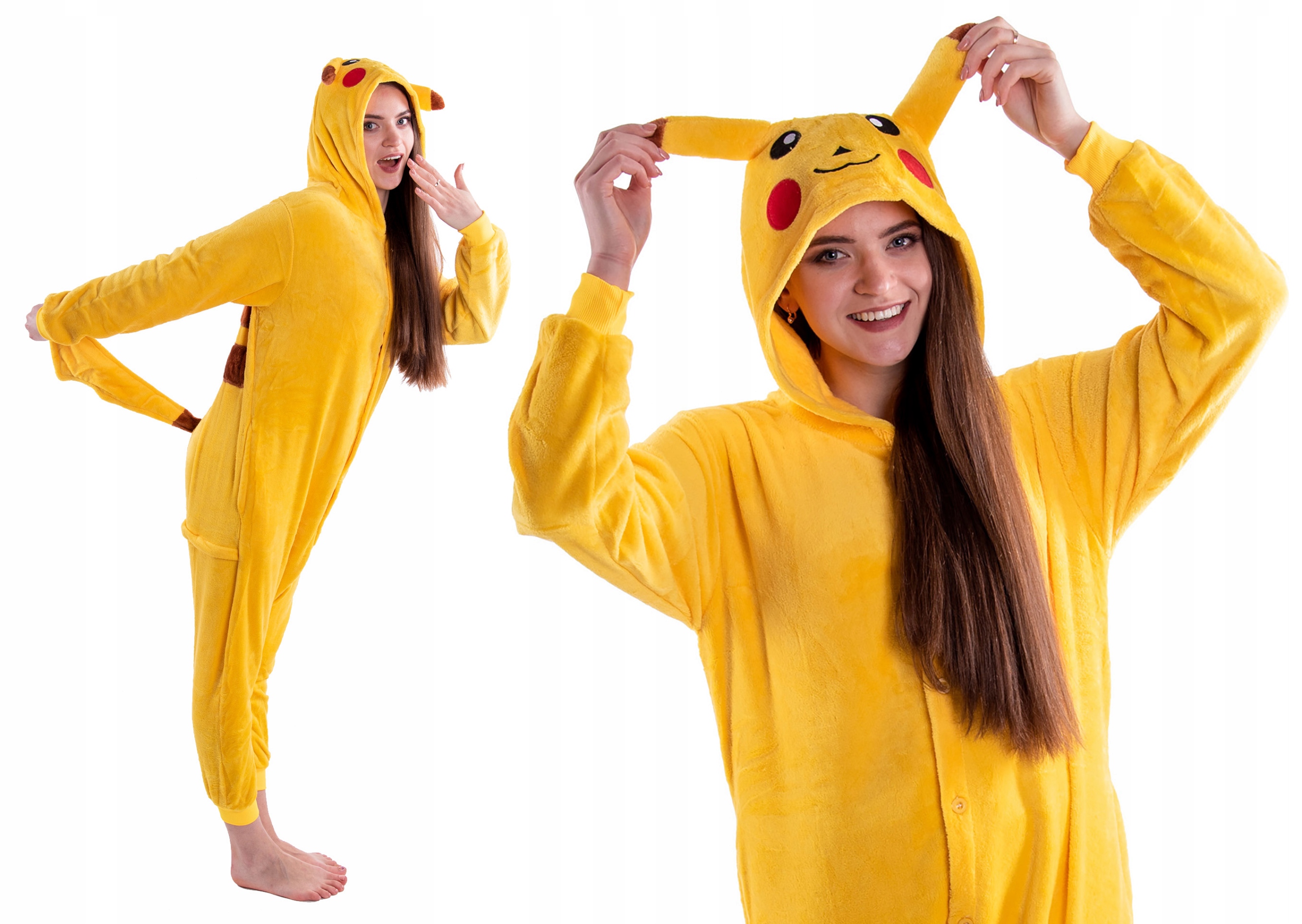 

Pikachu Pikaczu Piżama Kigurumi Onesie Pokemon 170
