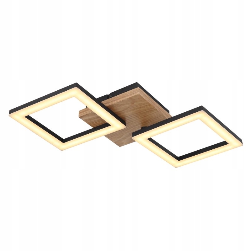 Loftová stropná lampa stropné svietidlo štvorcová s reguláciou do obývacej izby spálne Led