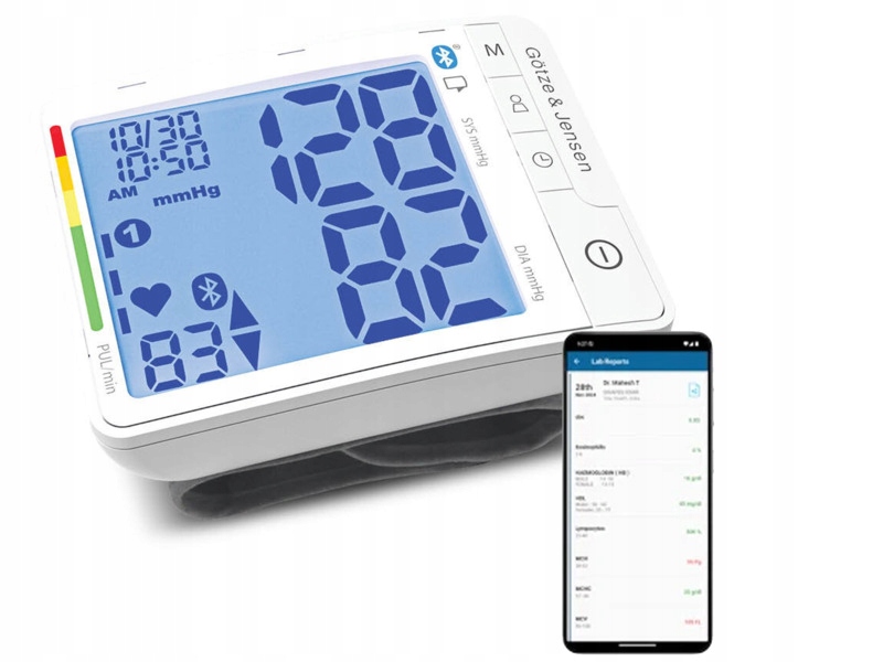 Ciśnieniomierz Nadgarstkowy Götze & Jensen MD53B1 Biały