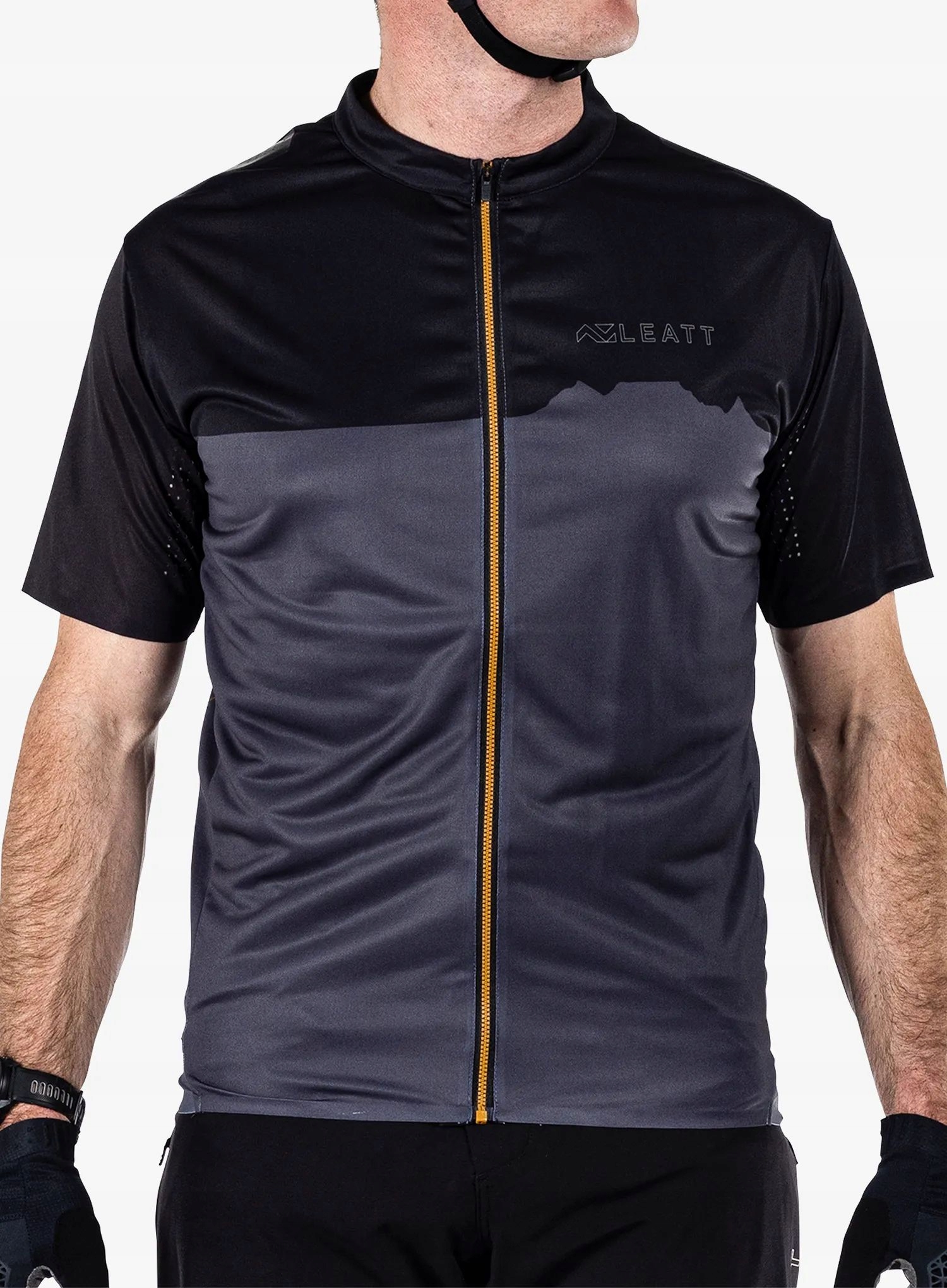 Cyklistické tričko Leatt Jersey Mtb Trail 3.0 černá XXL