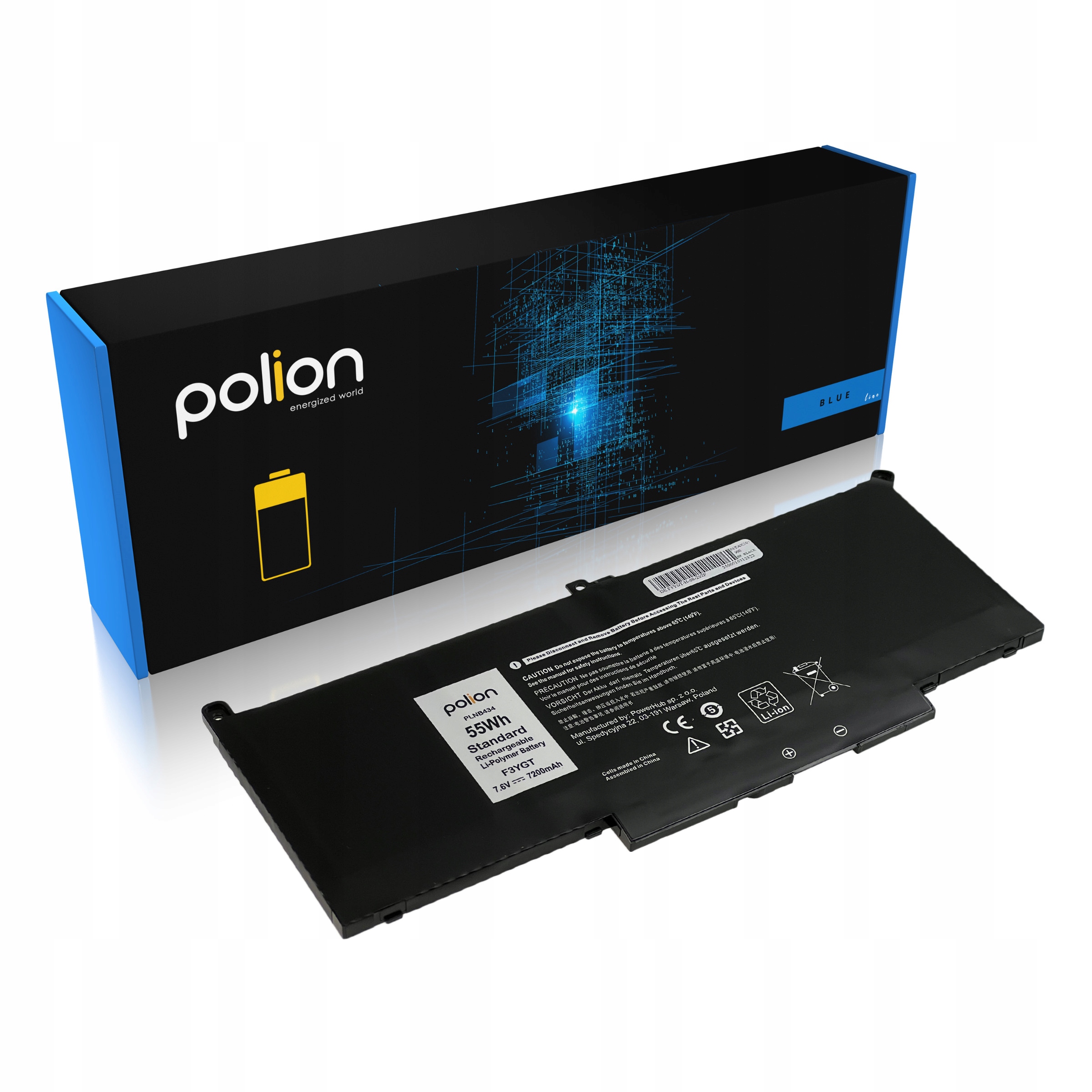 Baterie F3YGT pro Dell Latitude 7280 7290 7380 7390 7480 7490