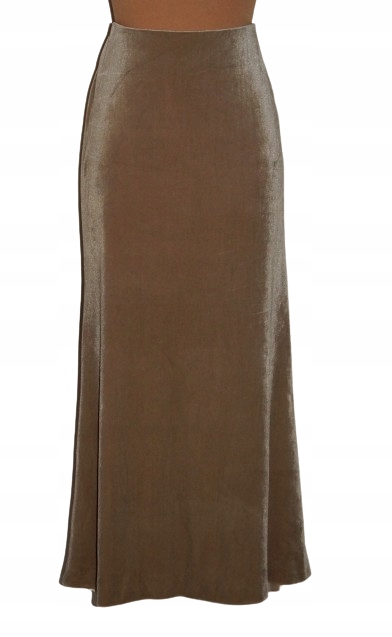 Simple béžová velurová sukně Nová 38 40