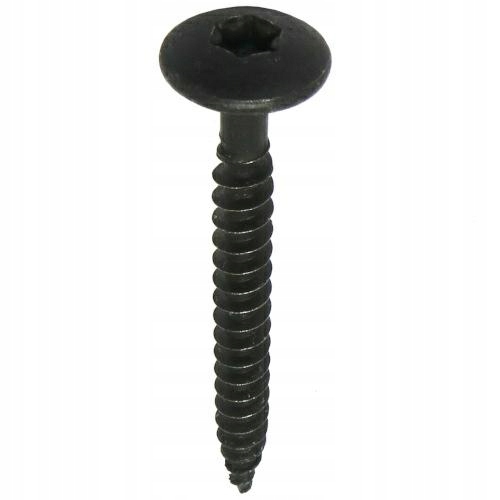 Černé vruty do dřeva 7x60 mm zásuvka Tx 100kusů Mustad Itálie