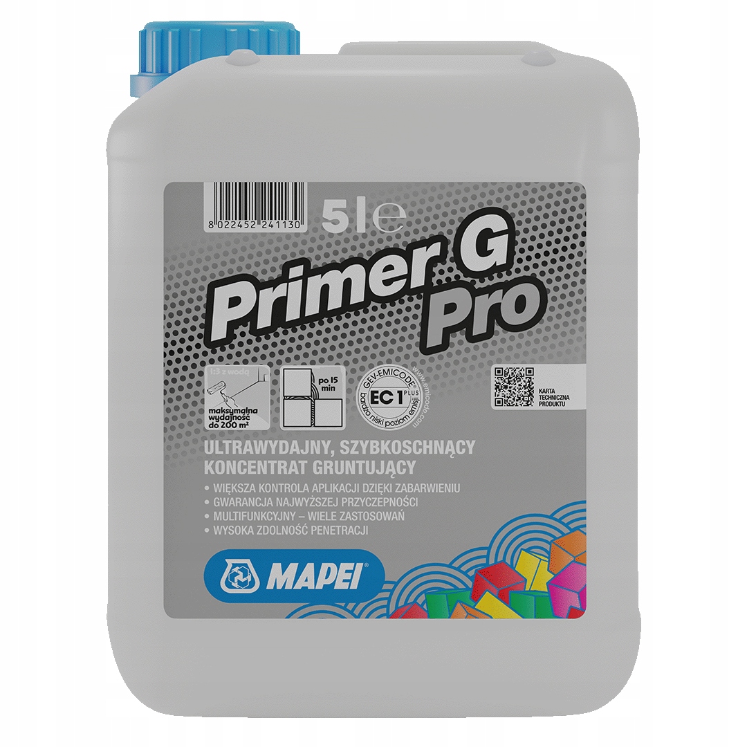 

Mapei Primer G Pro Koncentrat Gruntujący Grunt 5L