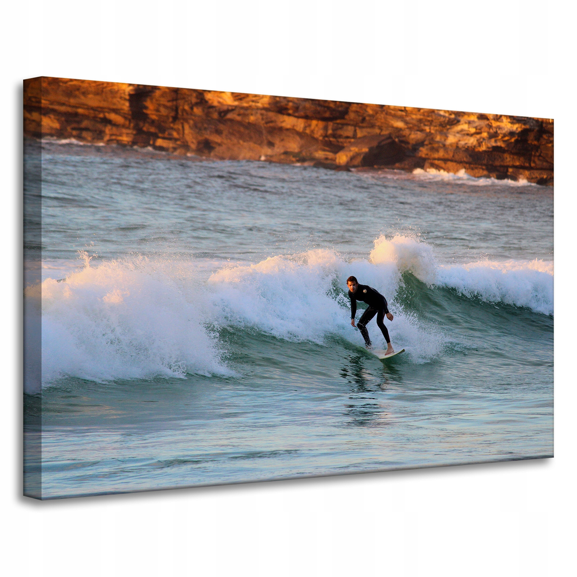 Obraz na plátně Lidé Surfer Vlny Sport 90x60 cm