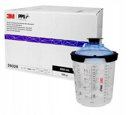 Sada hrnků 3M Pps 2.0 26026 125 m 650 ml 50 ks
