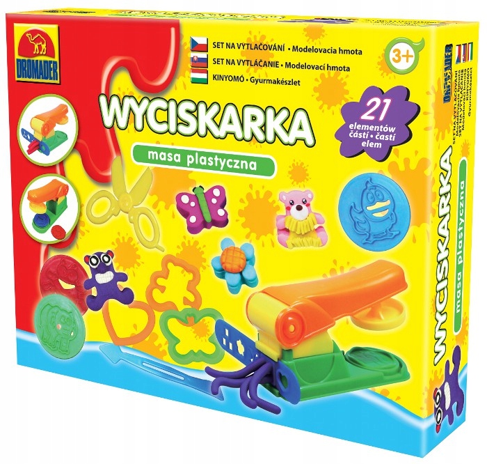 

Kid's Dough Masa Plastyczna Zestaw Wyciskarka 21EL