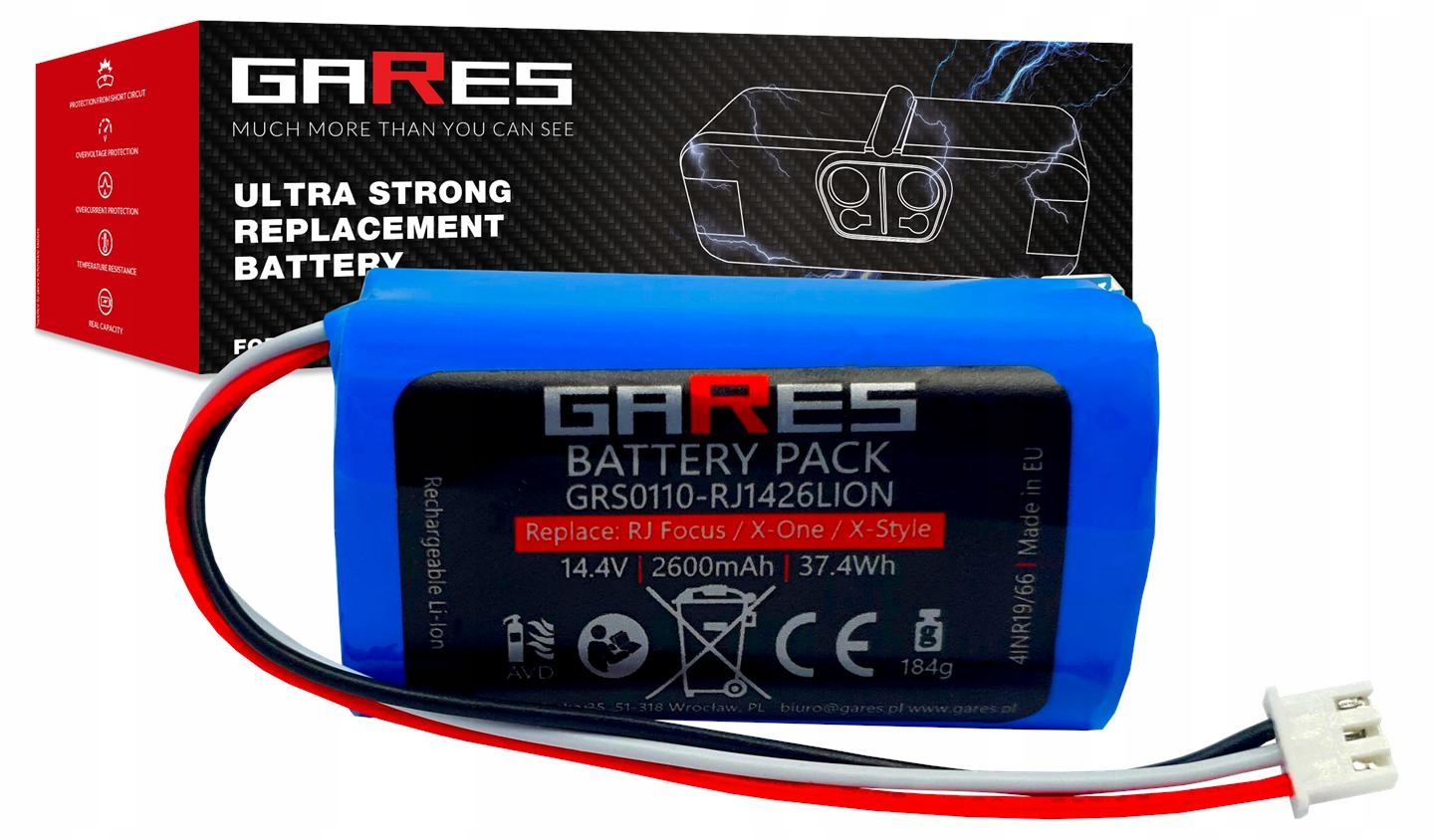 Akumulátor Gares pro Trifo M6 M6+ 14,4 V 2,6 Ah