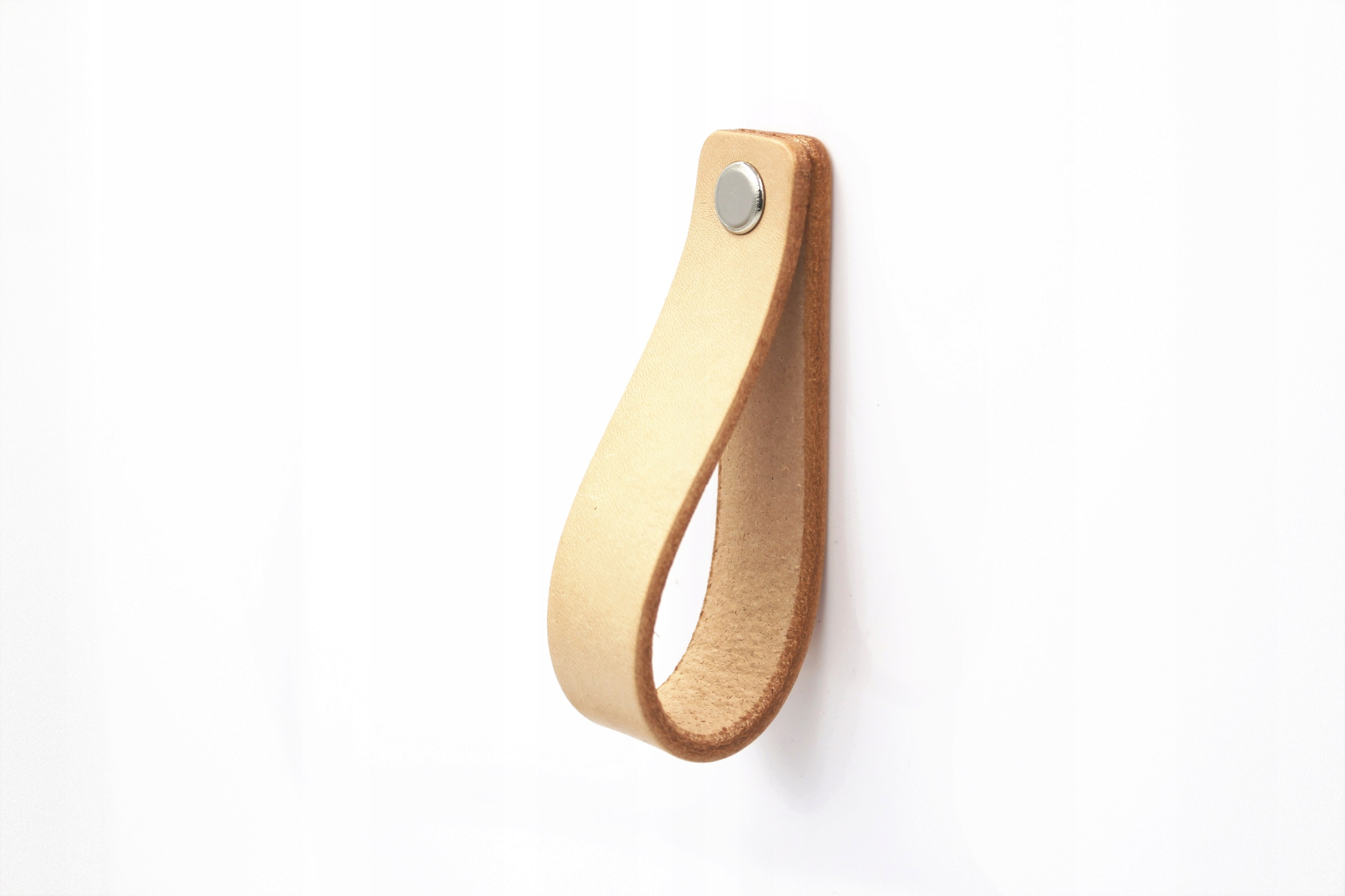 

Skórzana gałka meblowa 128G20 Naturalna