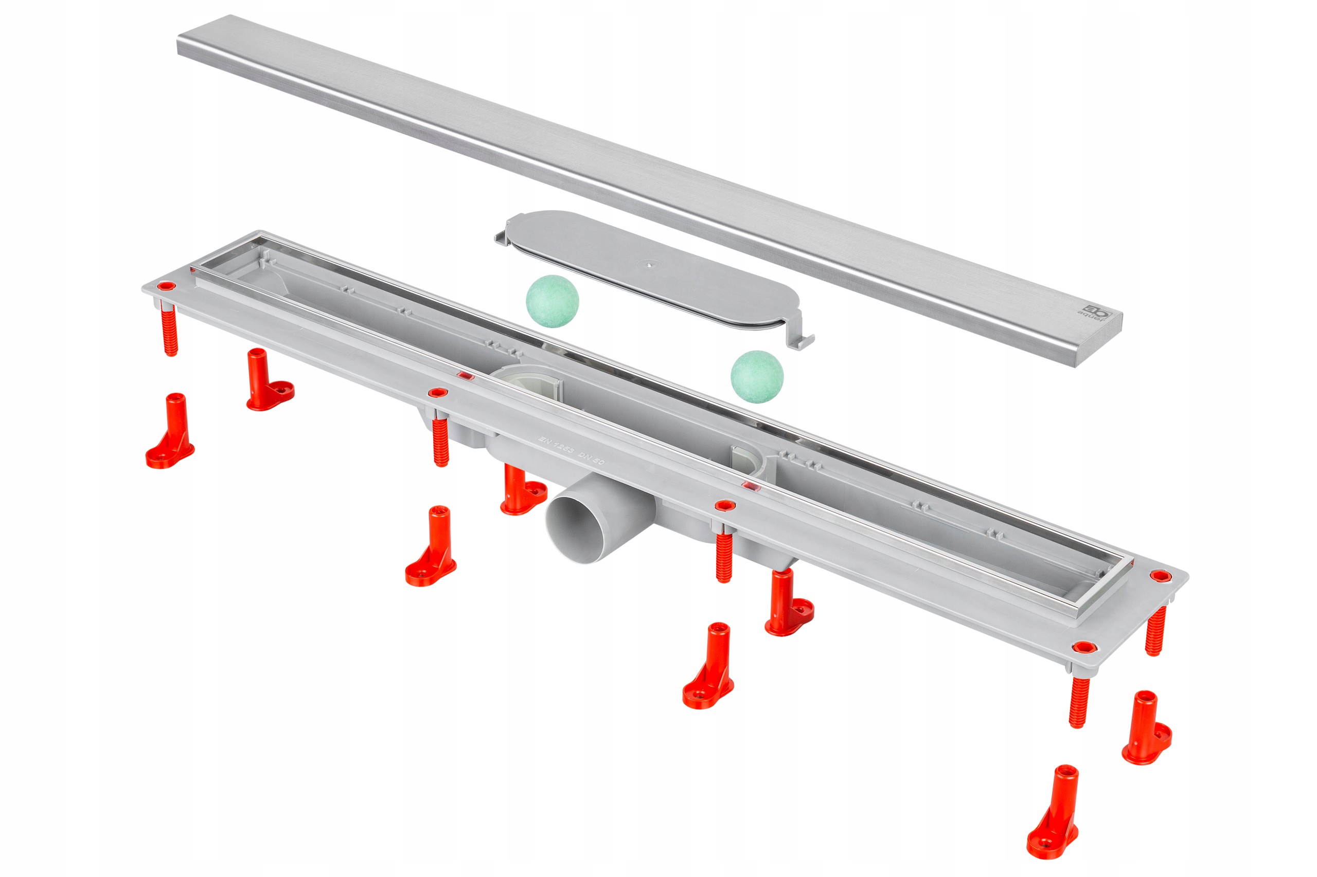 Odtok Lineárne odvodnenie 70 cm Suchý Sifón rám