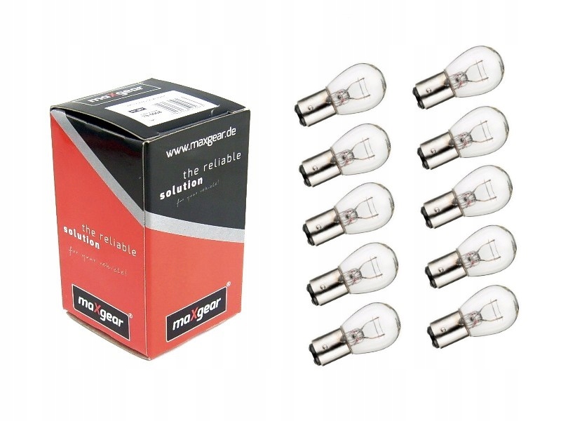 Żarówka P21/5W 12V 21/5W BAY15D Stop 10 szt. Kpl