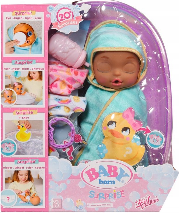 BABY BORN LALKA ZMIENIAJACA KOLOR WLOSOW