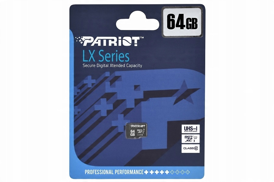 

Patriot Karta pamięci 64GB Micro LX Uhs-i Class 10