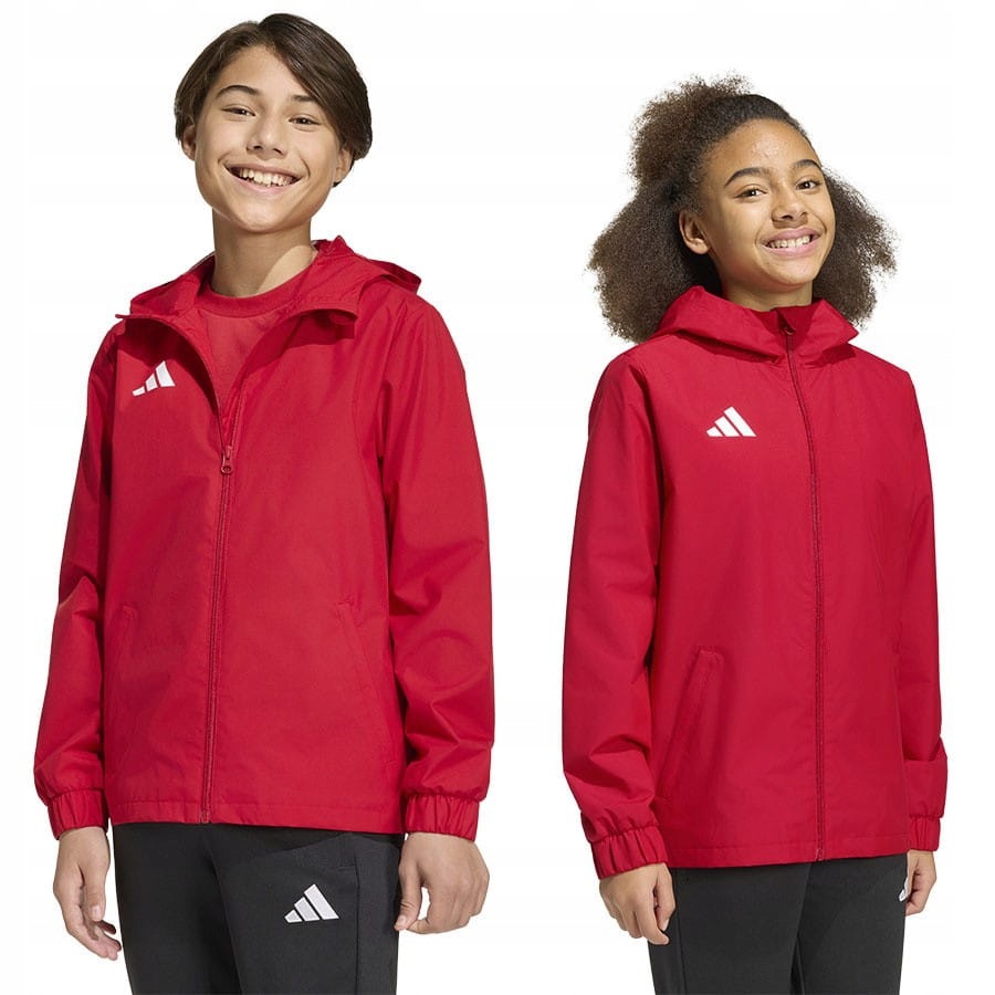 Kurtka adidas Entrada 26 Aw Jacket Junior JZ9105 Czerwony, 152 CM