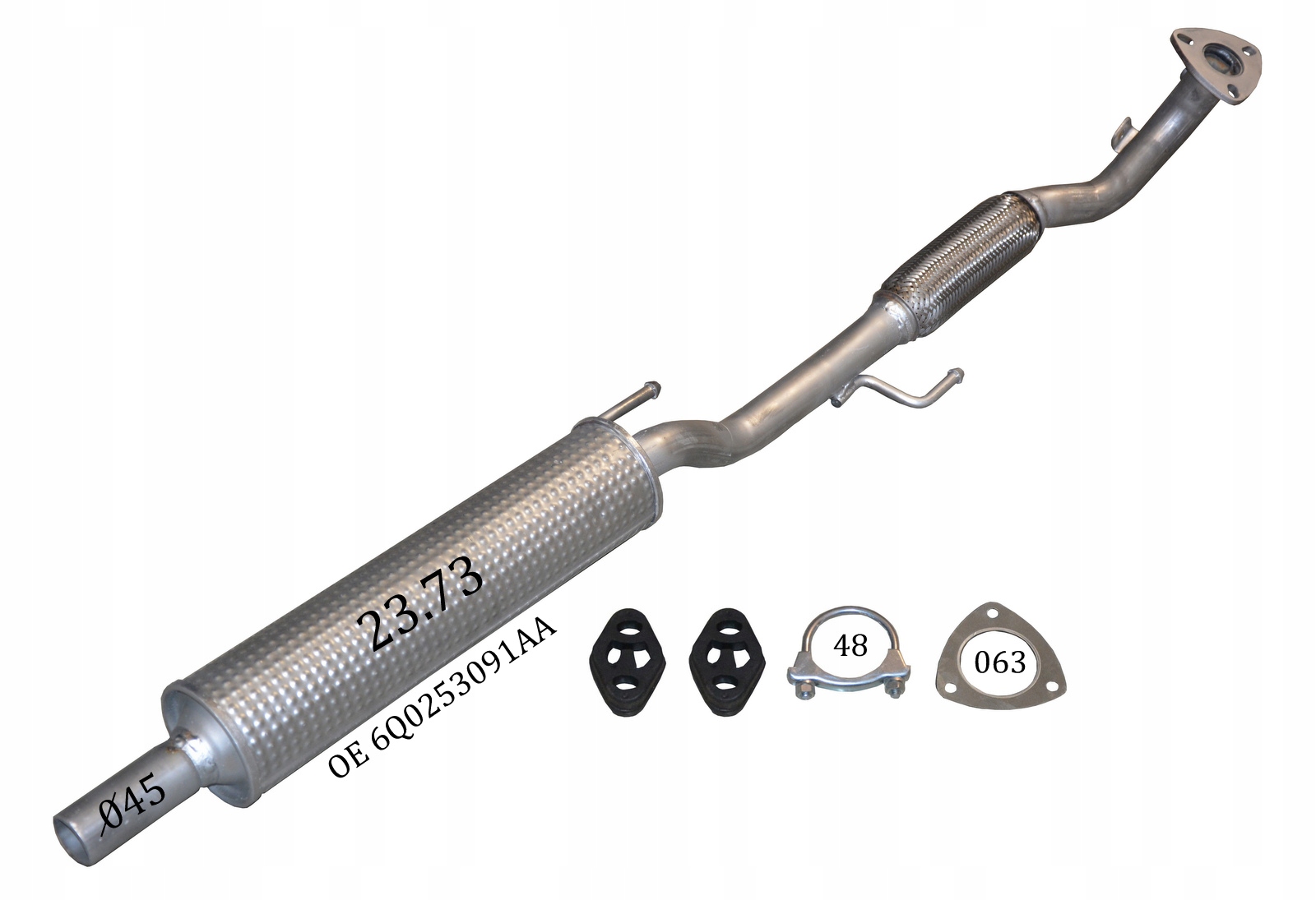 23.73 - Skoda FABIA VOLKSWAGEN POLO 1.2 стартовые глушители