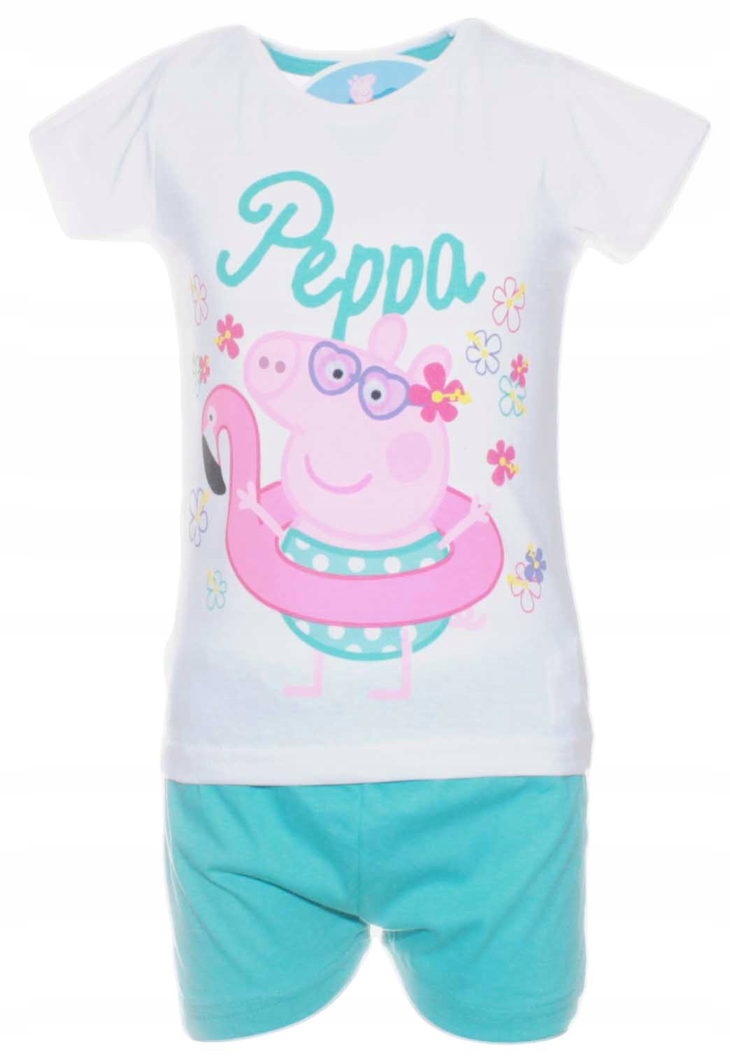 

Świnka Peppa Piżama/Komplet Koszulka Spodenki 104