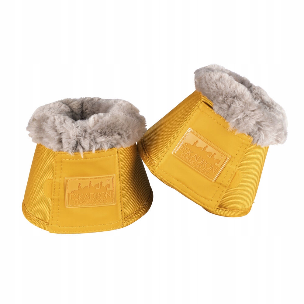 Kaloszki Eskadron Fauxfur vintage gold M