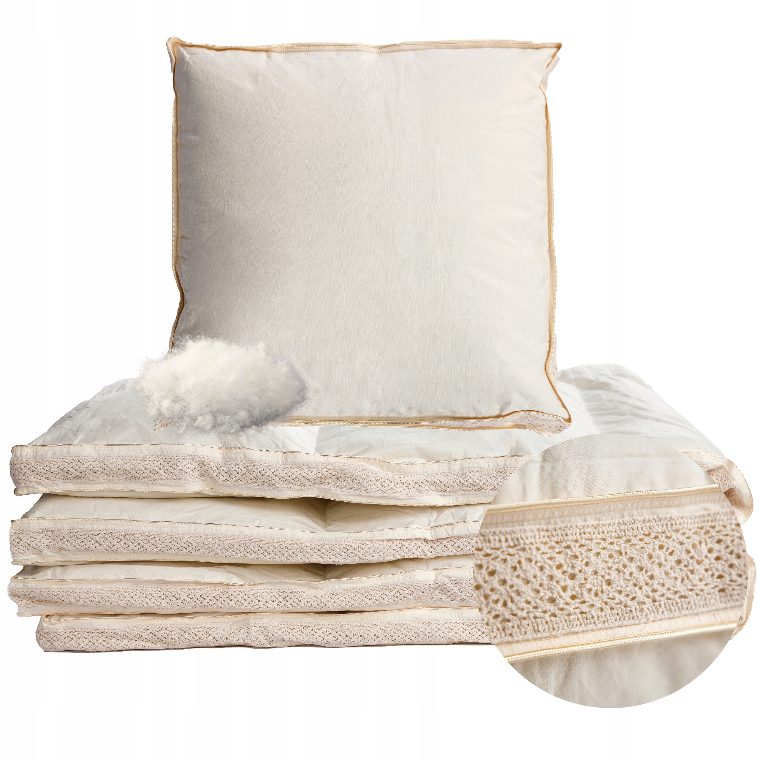 Sada Premium Péřová Přikrývka 160x200 Polštář 70x80 Teplá husí peří