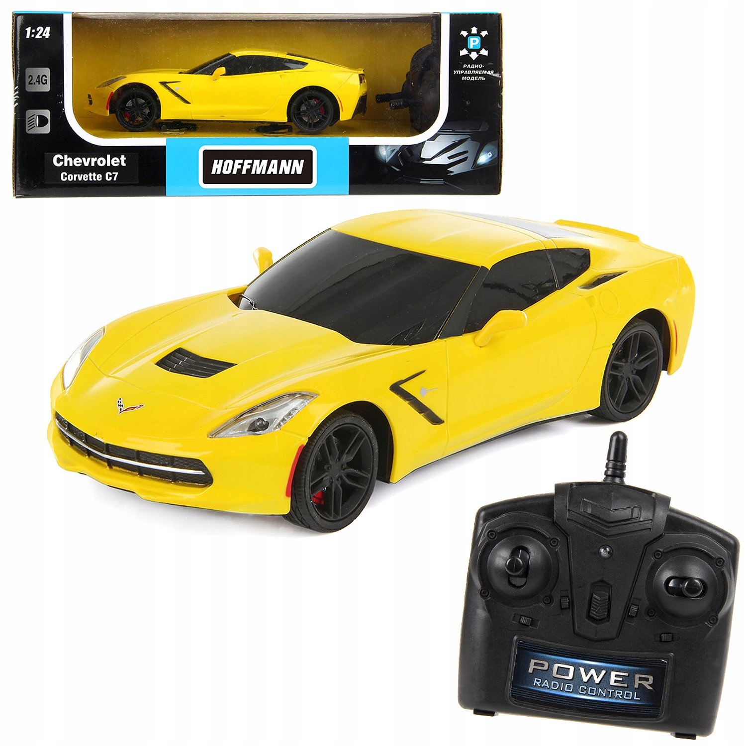 

Samochód Zdalnie Sterowany Auto Rc Pilot Corvette