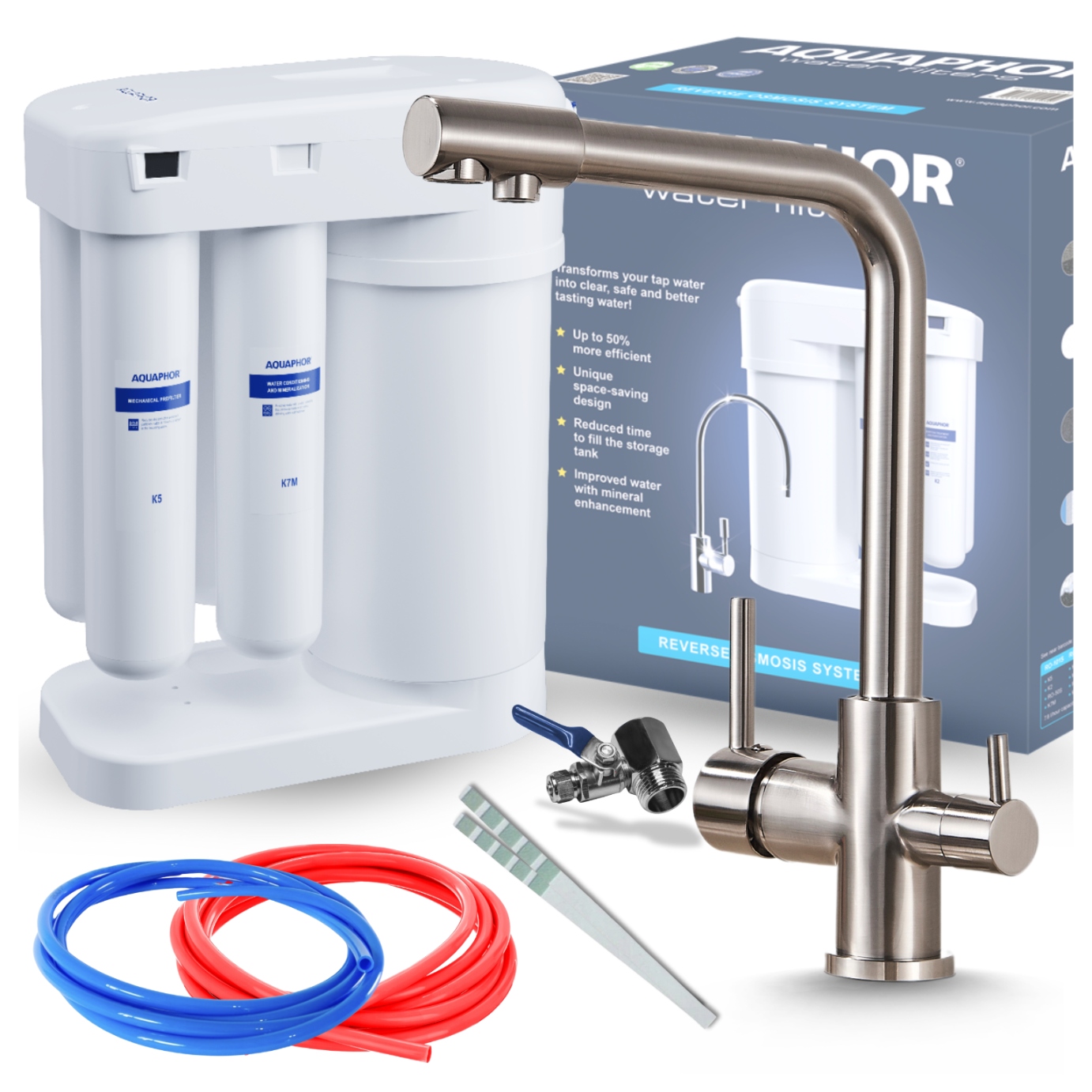 Systém Reverzní Osmózy Aquaphor S Kuchyňskou Baterií Inox Atest Pzh