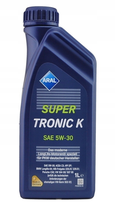 

Aral Tronic K 5W30 1L C3 Bmw LL-04