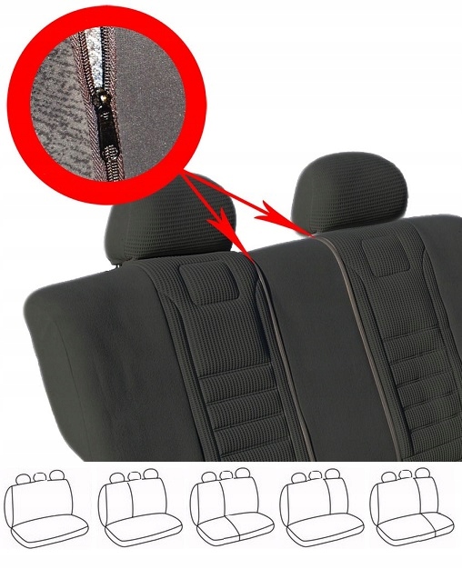 Welur LUX POKROWCE NA FOTELE SAMOCHODOWE WELUROWE Producent Erjot