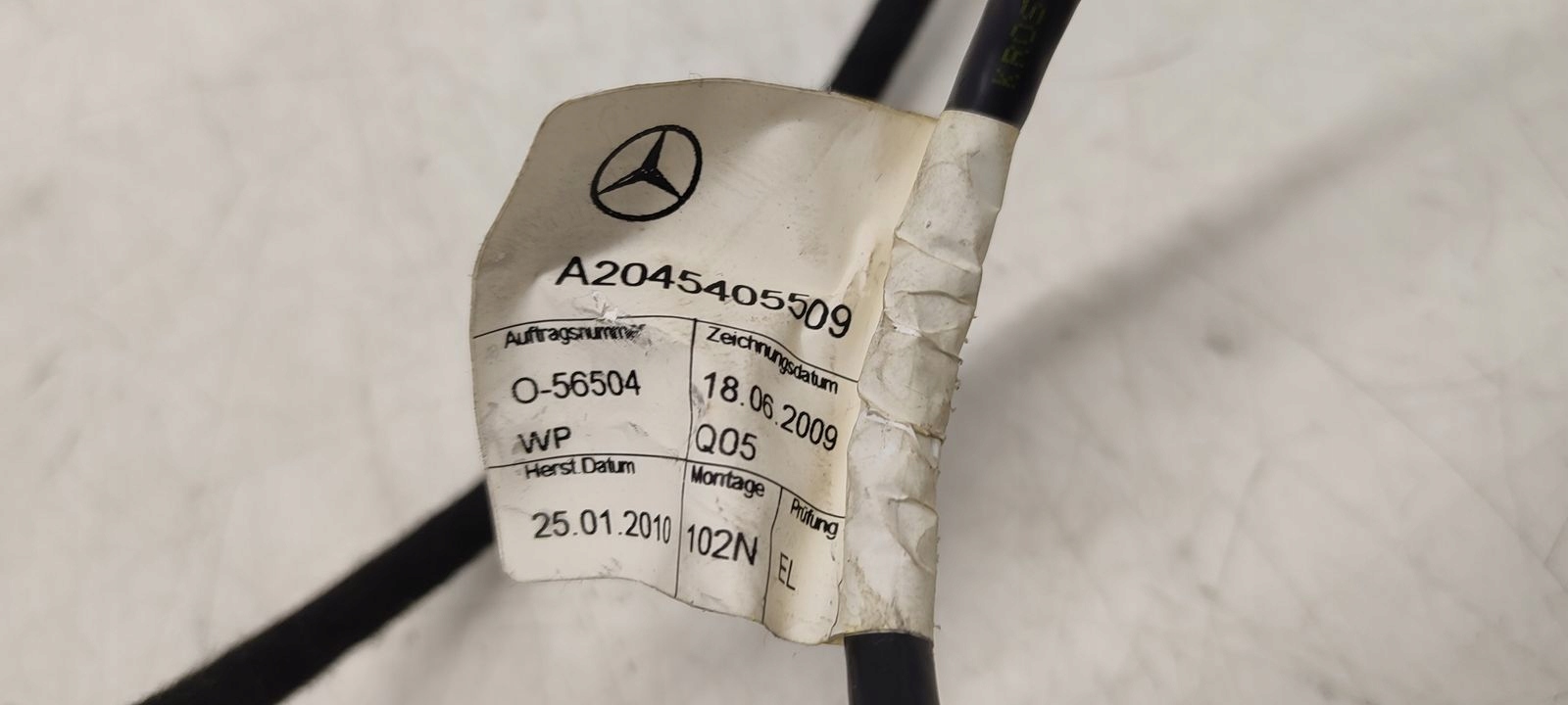 wiring kabel navi navigation devices Mercedes W204
