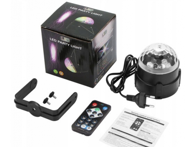 диско-куля диско-куля світлодіодний RGB проектор вогні код виробник ITEC LED PARTY