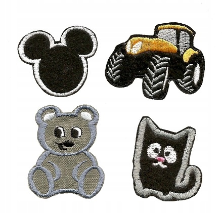 

myszka zestaw kmpl. naszywka Pl aplikacja termo Sm