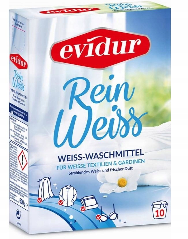 

Proszek do prania Evidur Gardinen biały 600g