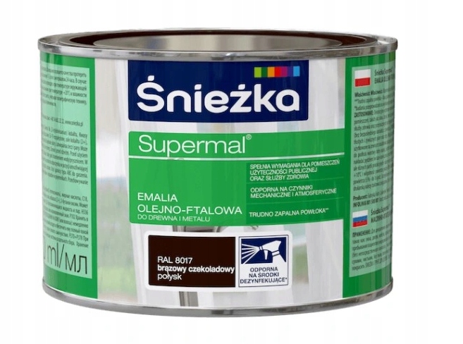 

Śnieżka Olejno-ftalowa Brąz.czek. RAL8017 Poł 0,2L