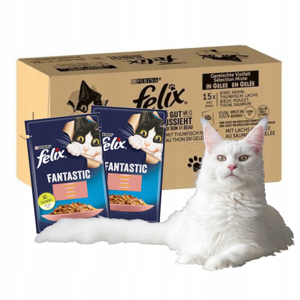 Levně Krmivo Felix Fantastic Ryba Krmivo