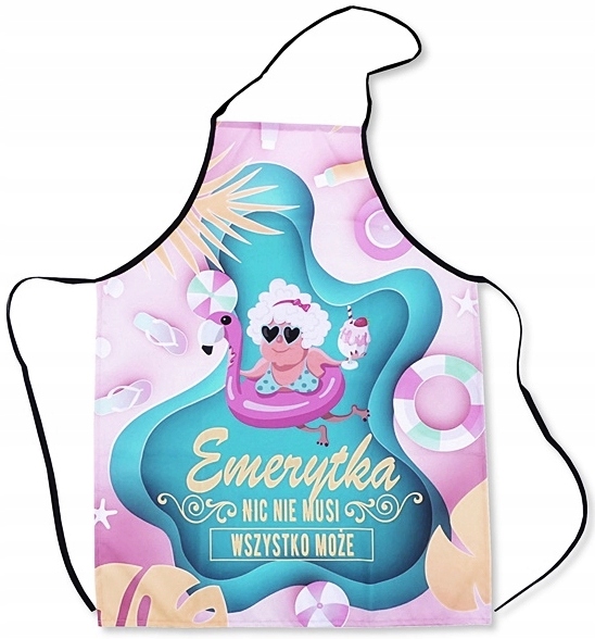 

Cudowny Fartuch dla Emerytki z okazji Emerytury !