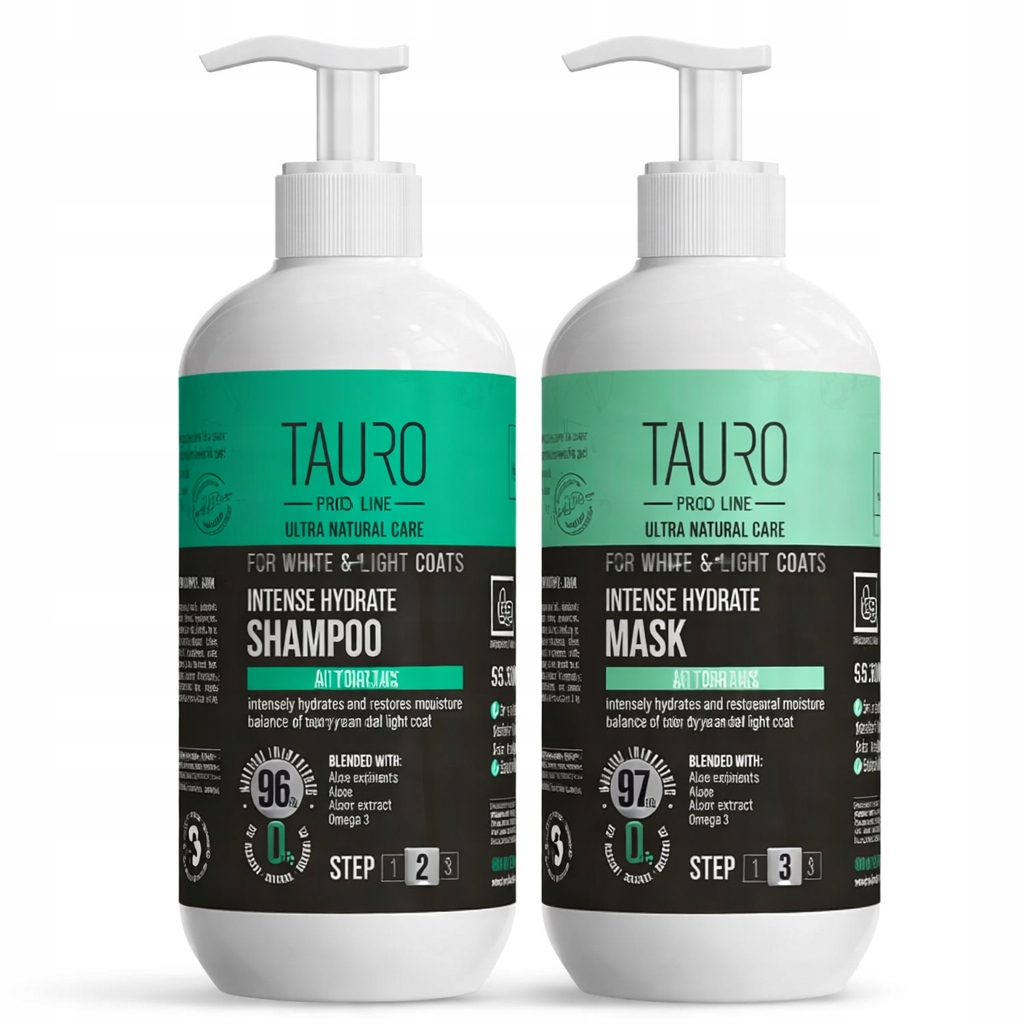 Tauro Pro Line Set hydratační Šampon 400 ml Kondicionér 400 ml Bílí Psi