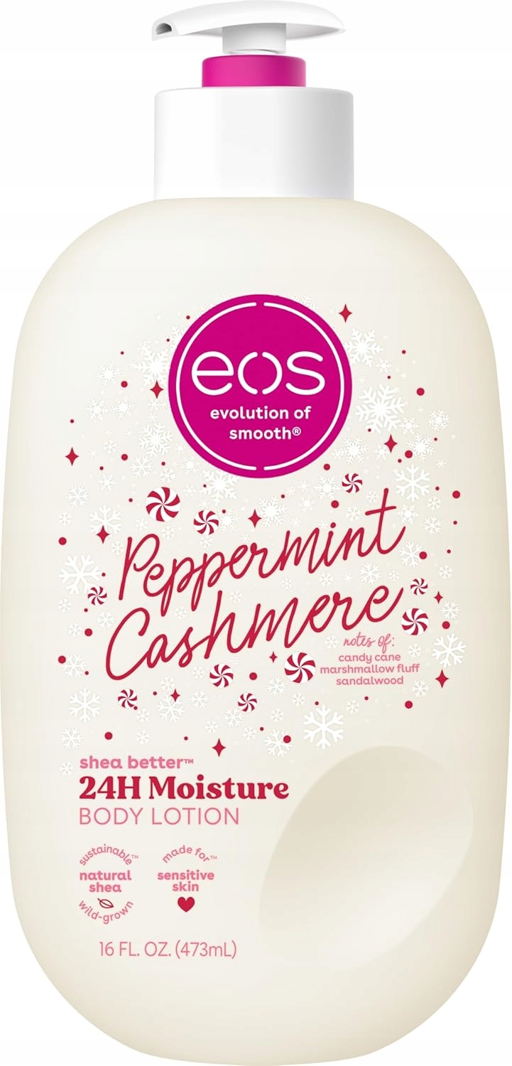Eos, Balsam do ciała zapach Limited Peppermint Cashmere 473 ml